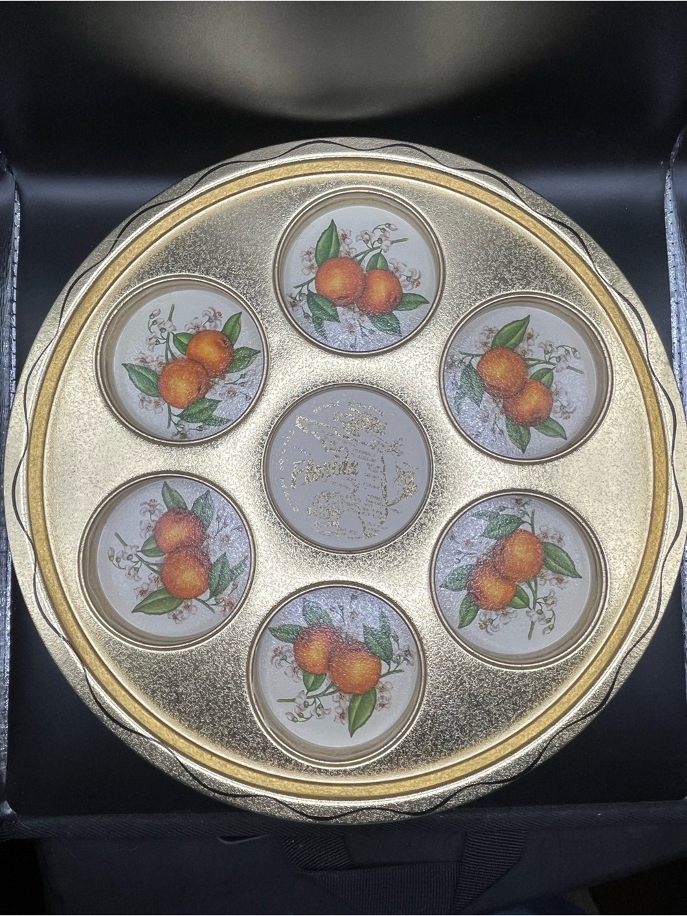 Vintage Florida Metal Serving Tray Souvenir